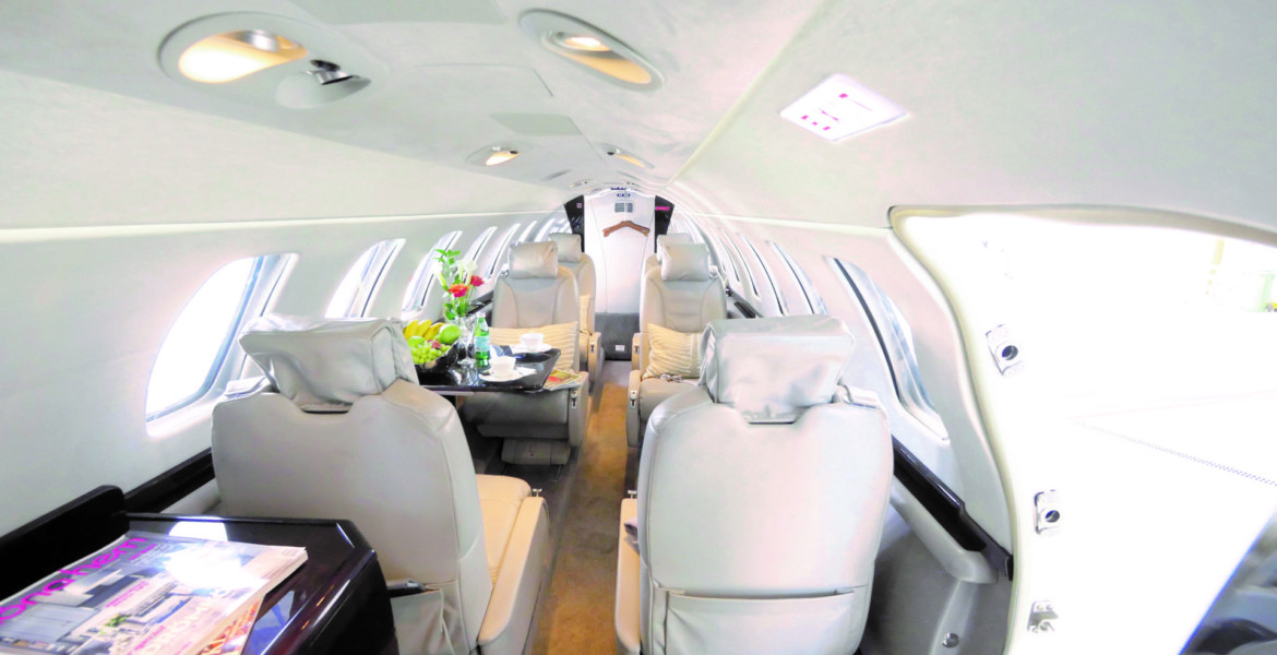 καμπίνα Cessna Citation CJ3